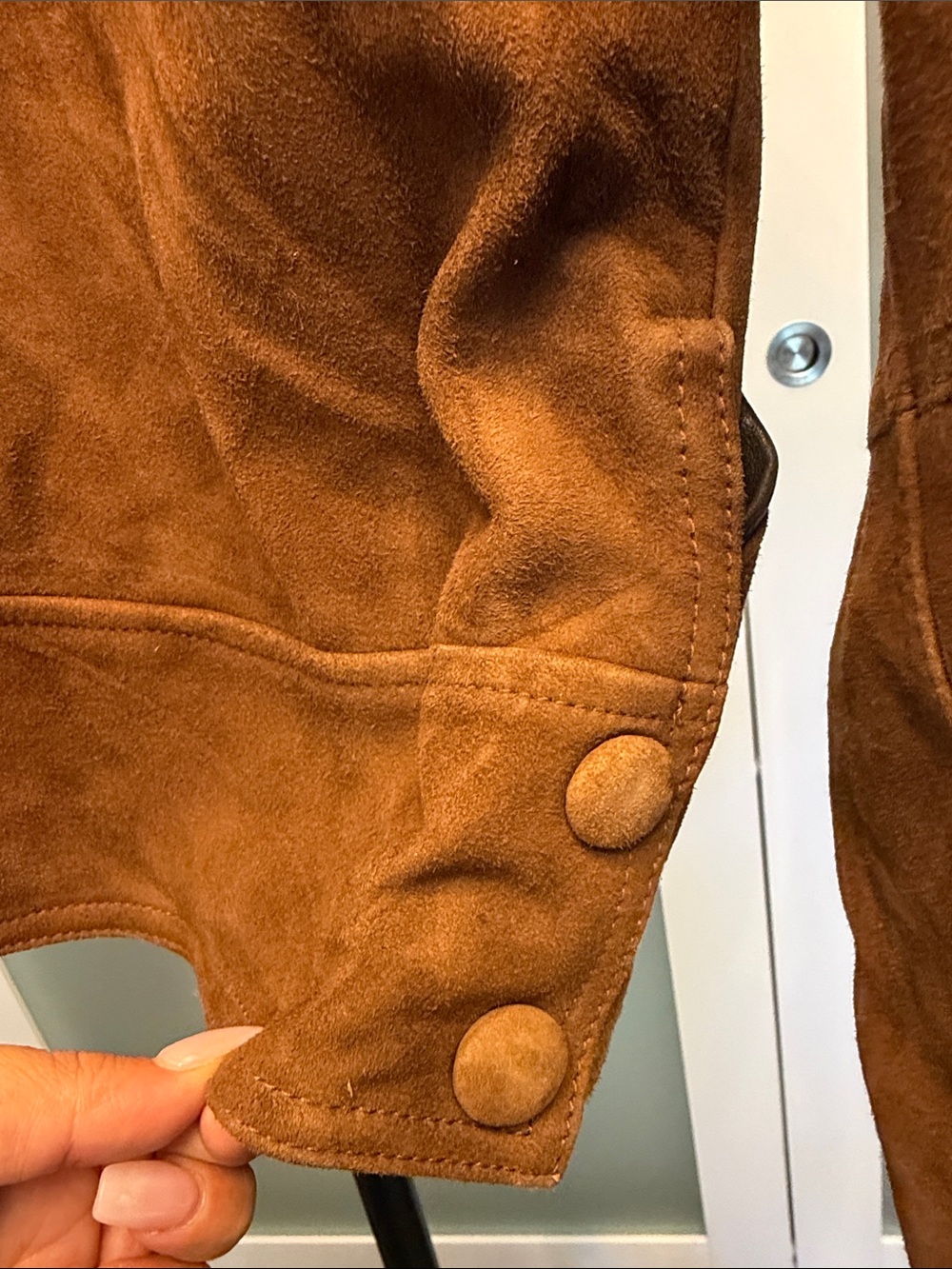 Clem oversized Suede Jacket - Picture 9 of 9